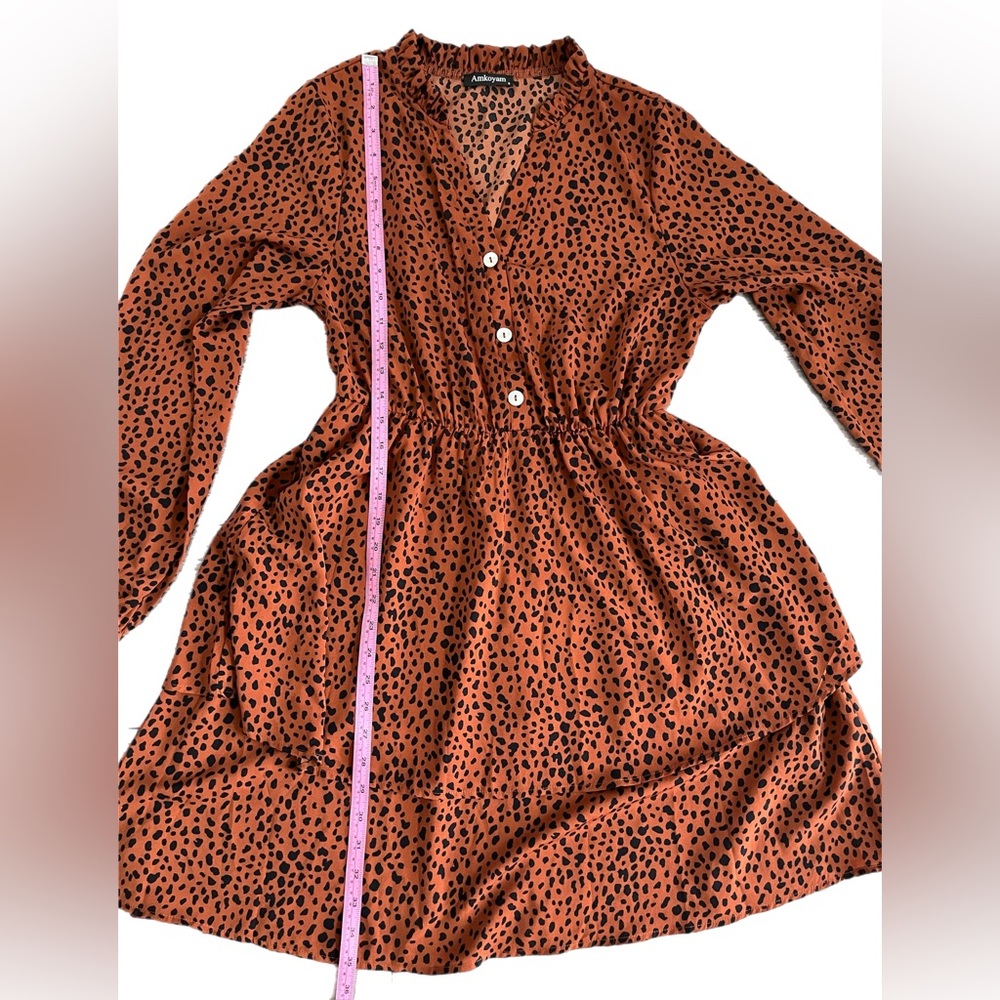 Gorgeous tiered animal print dress - Picture 5 of 9